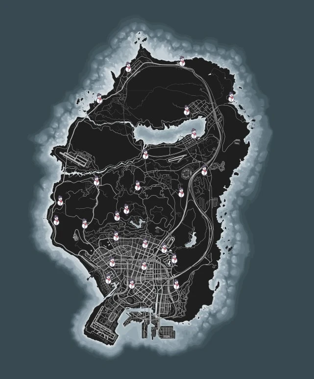 Карта снеговики GTA Online