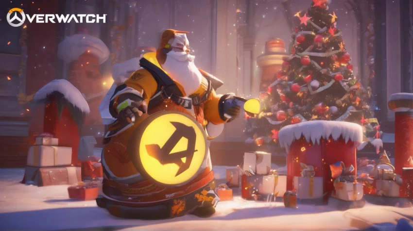 Персонажи Overwatch 2 в Новогодней тематике: