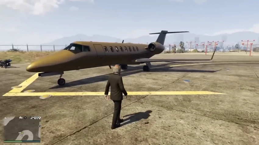 GTA Online золотой самолет