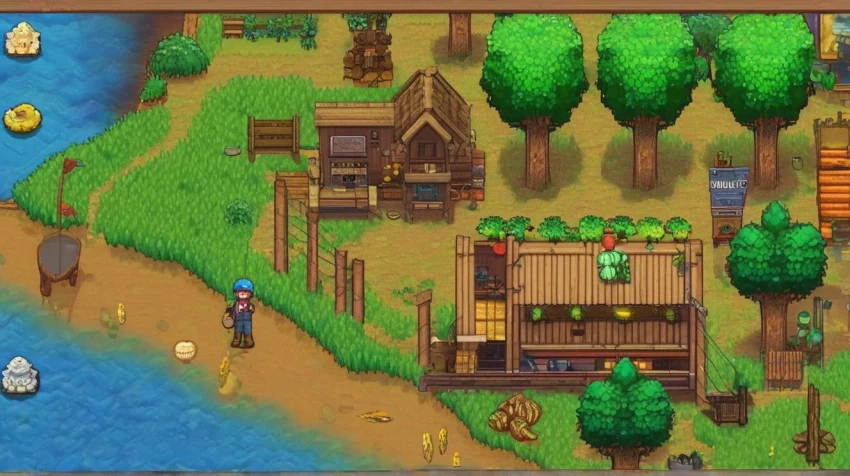 Основная механика рыбалки Stardew Valley