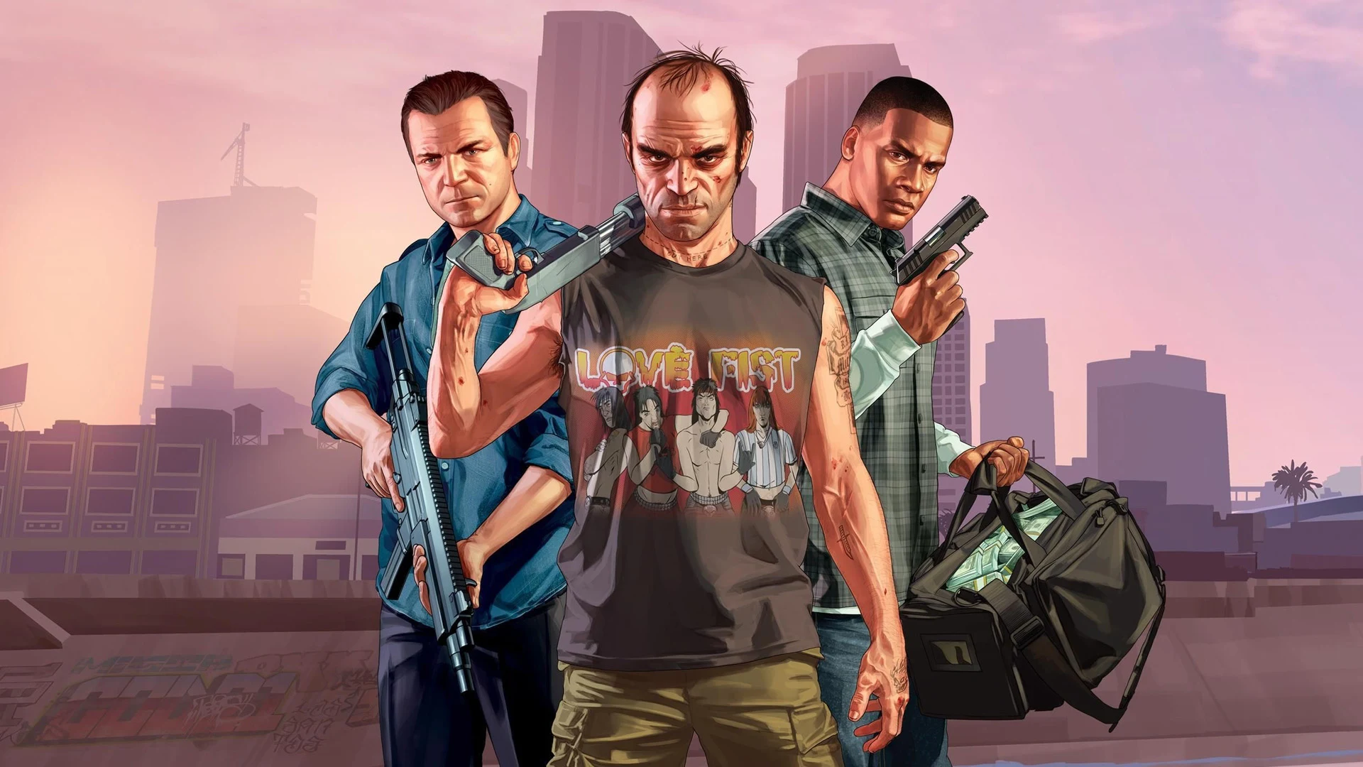 Главные герои GTA 5