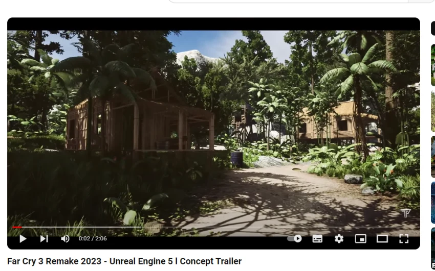 Игра Far Cry 3 получила потрясающий ремейк на Unreal Engine 5