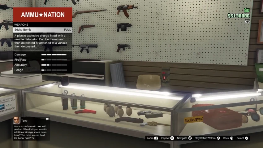 Метательное оружие без ограничений в GTA Online