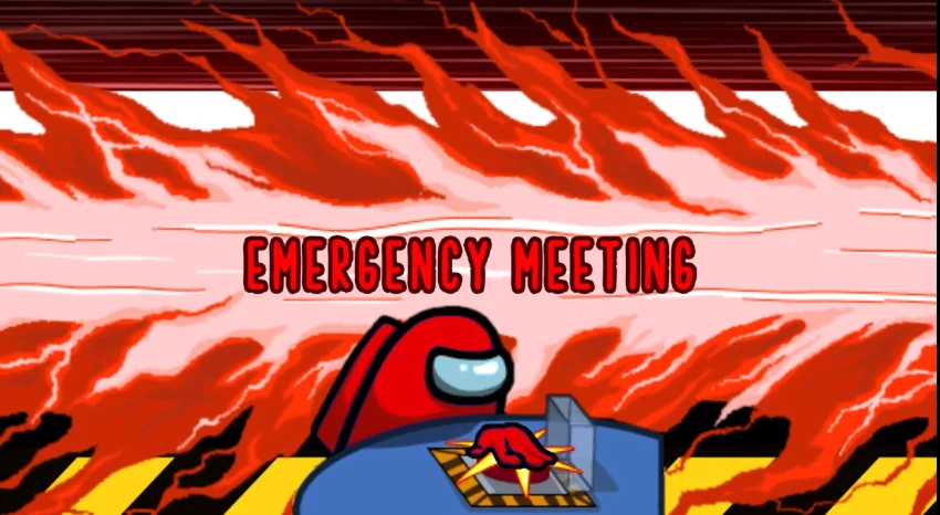 DLC для Vampire Survivors: Emergency Meeting (feat. Among Us)