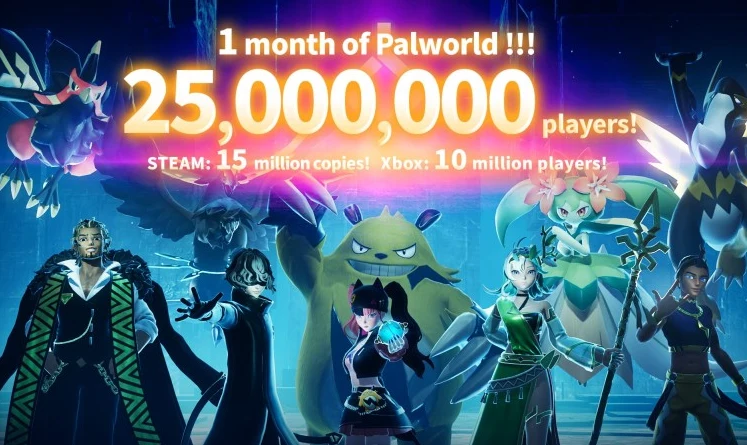 Palworld: уже 25 миллионов игроков