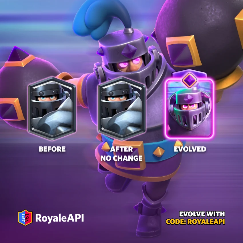 В Clash Royale официально появится режим Mega Knight Evolution