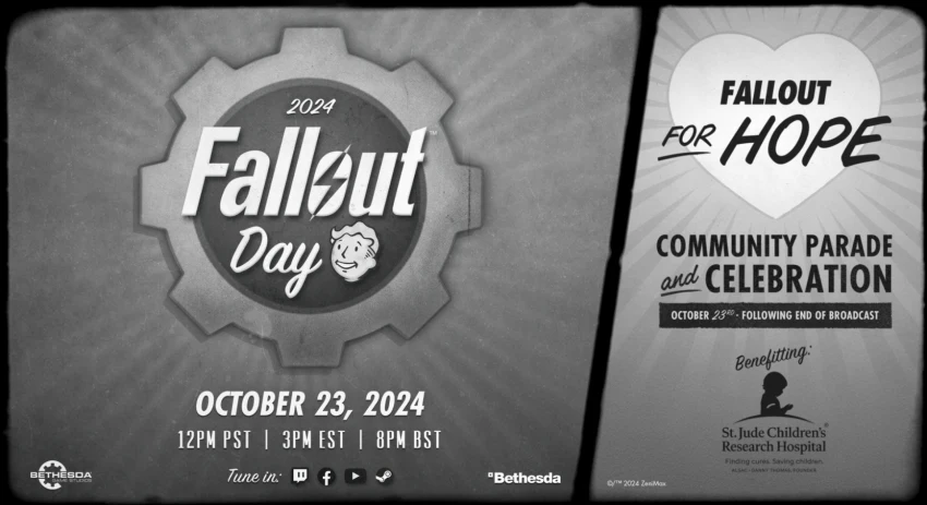 Bethesda и Fallout for Hope организуют специальную трансляцию «Fallout Day»