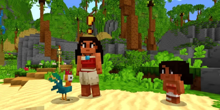 Minecraft представляет новое DLC: Moana 2