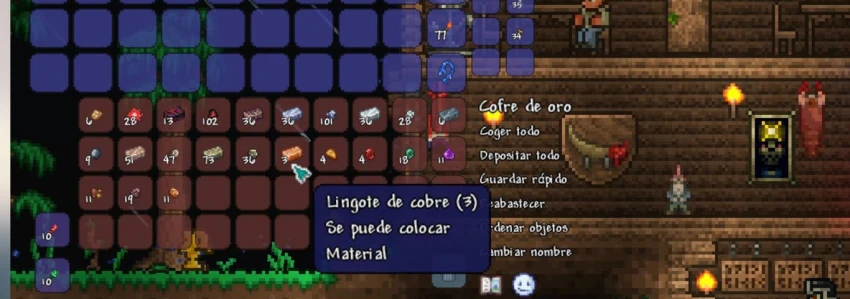 Где найти медь или олово в Terraria и как их переработать