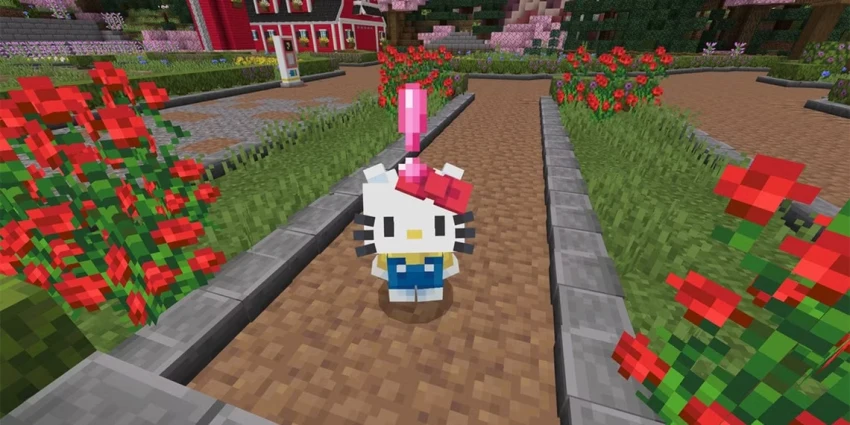 Minecraft - новый DLC в стиле Hello Kitty