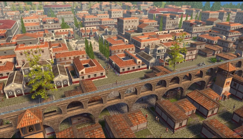 Градостроительная Pompeii: The Legacy в демоверсии на Steam