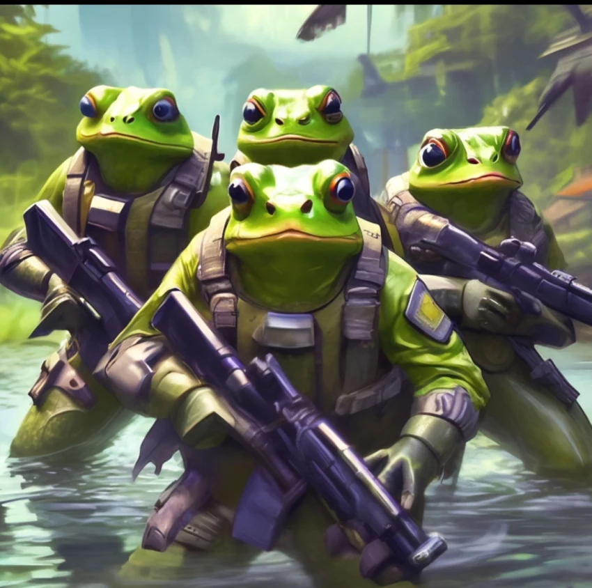 Анонсирован хаотичный командный геймплей Frog Sqwad