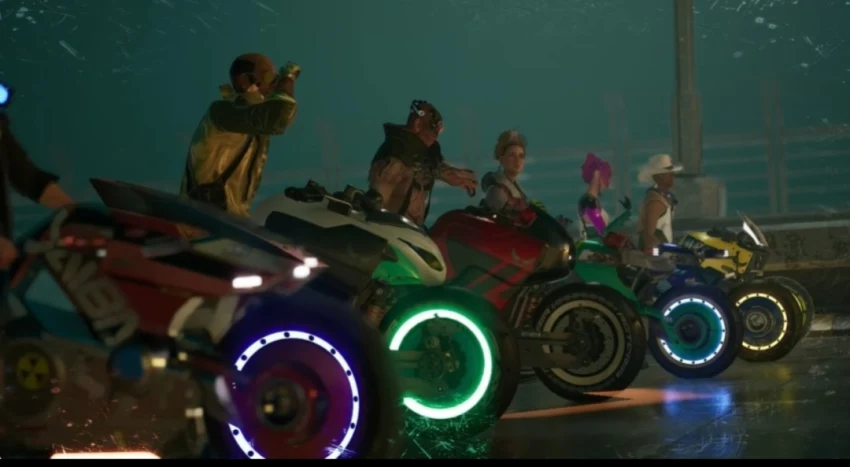 Новый проект мира Cyberpunk 2077 - гоночный экшен Chrome Rush